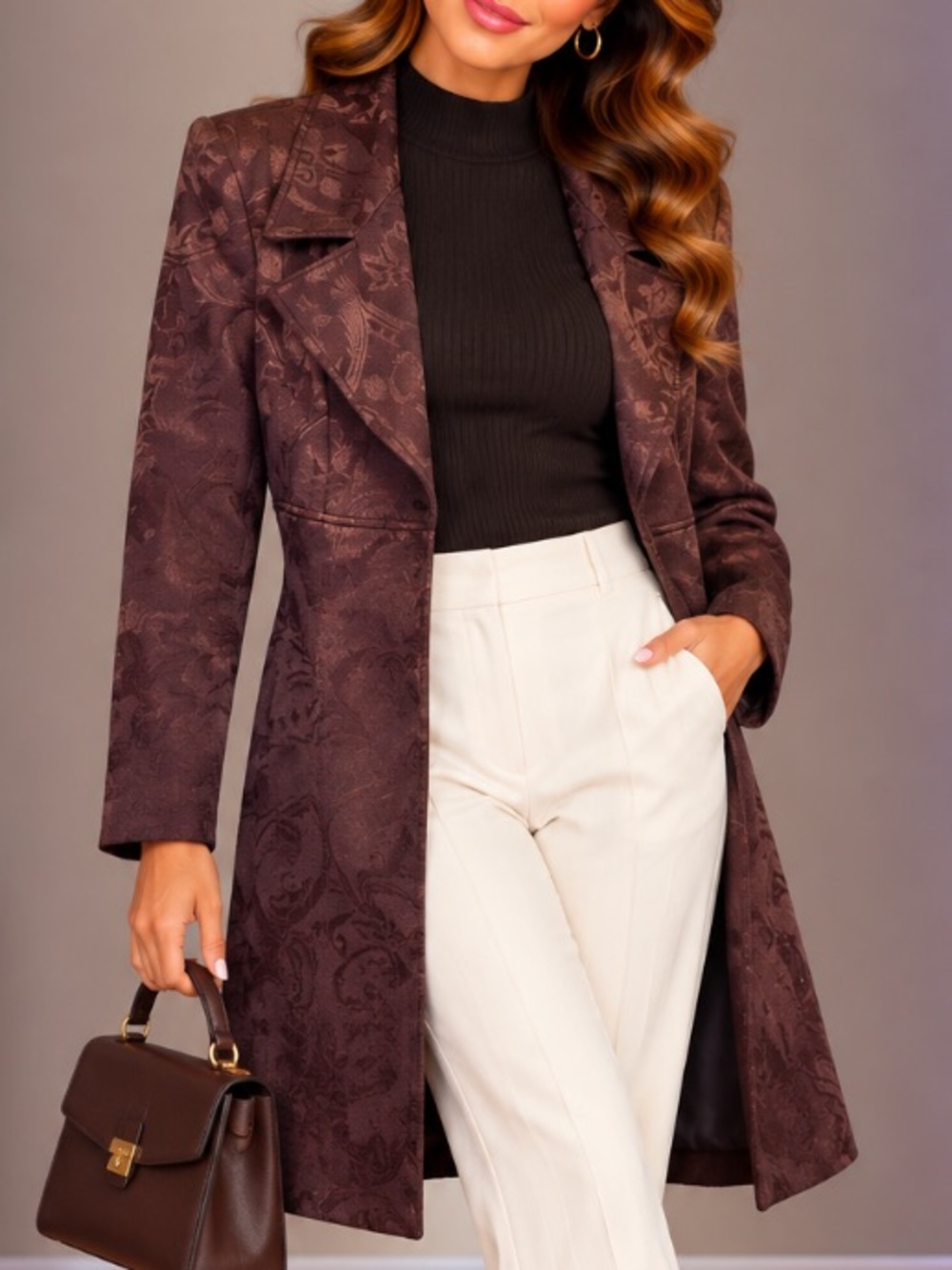 Bisou Bisou Long Blazer Coat